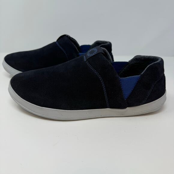 Ugg Suede Tread-Lite Loafers Men's 11 Blue Comfort Shoe Men's Casual Preppy EUC - Picture 3 of 10